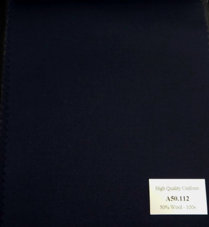A50.112 Kevinlli V1 - Vải Suit 50% Wool - Xanh đen